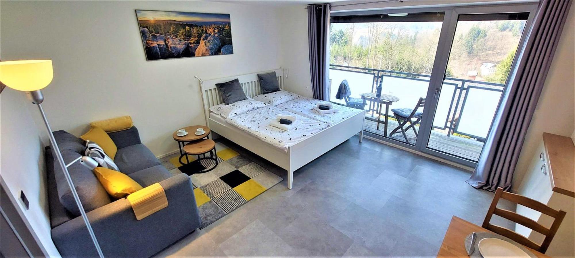 Apartman Na Kraji Lesa Janov nad Nisou Exterior foto